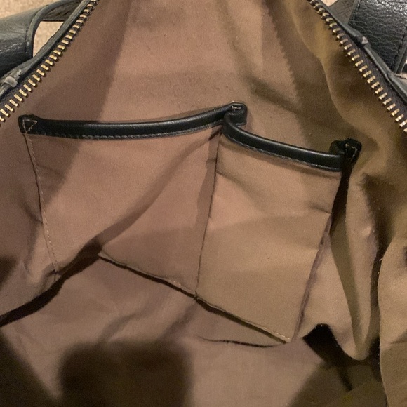 Steve Madden Black Fringe Tote - Picture 7 of 9